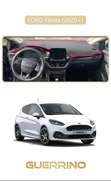 FORD Fiesta (2020+)TORPİDO KORUMA KILIFI BEJ KENAR ürün görseli 1