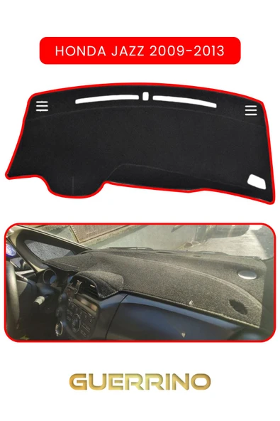 HONDA JAZZ 2009-2013TORPİDO KORUMA KILIFI KIRMIZI KENAR ürün görseli 1