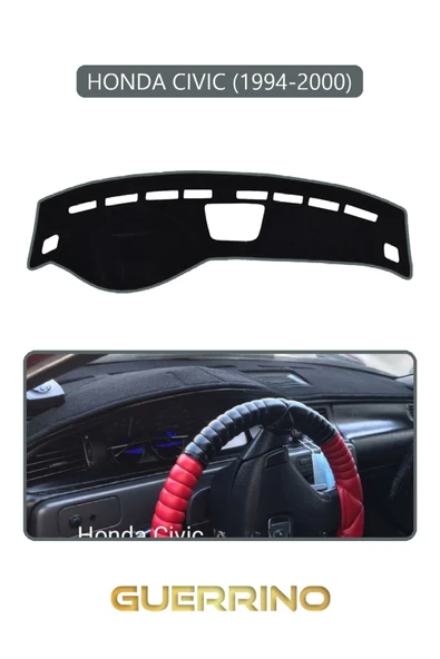 HONDA CIVIC 1994-2000TORPİDO KORUMA KILIFI GRİ KENAR ürün görseli 1