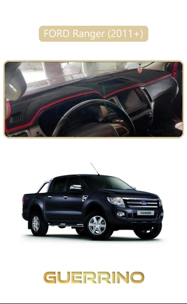 FORD Ranger (2011+) ;TORPİDO KORUMA KILIFI BEJ KENAR ürün görseli 1