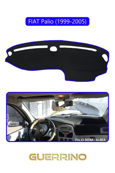 FIAT Palio 1999-2005 Modellerine Uygun eskiTORPİDO KORUMA KILIFI MAVİ KENAR ürün görseli 1