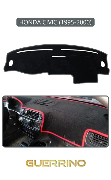 HONDA CIVIC 1995-2000TORPİDO KORUMA KILIFI GRİ KENAR ürün görseli 1