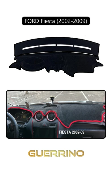 FORD Fiesta (2002-2009)TORPİDO KORUMA KILIFI SİYAH KENAR ürün görseli 1