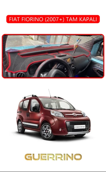 FIAT FIORINO 2007+ TAM KAPALITORPİDO KORUMA KILIFI KIRMIZI KENAR ürün görseli 1