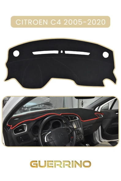 CITROEN C4 2005-2020TORPİDO KORUMA KILIFI BEJ KENAR ürün görseli 1