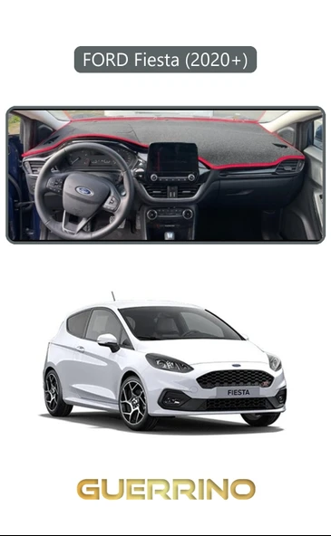 FORD Fiesta (2020+)TORPİDO KORUMA KILIFI GRİ KENAR ürün görseli 1