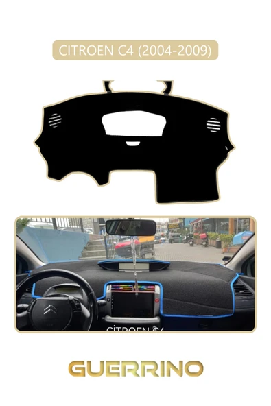 CITROEN C4 2004-2009TORPİDO KORUMA KILIFI BEJ KENAR ürün görseli 1