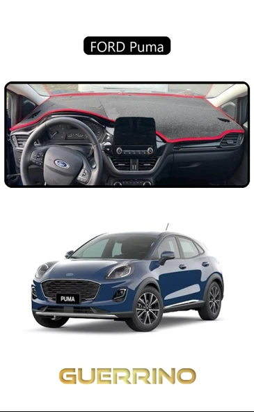 FORD PumaTORPİDO KORUMA KILIFI SİYAH KENAR ürün görseli 1