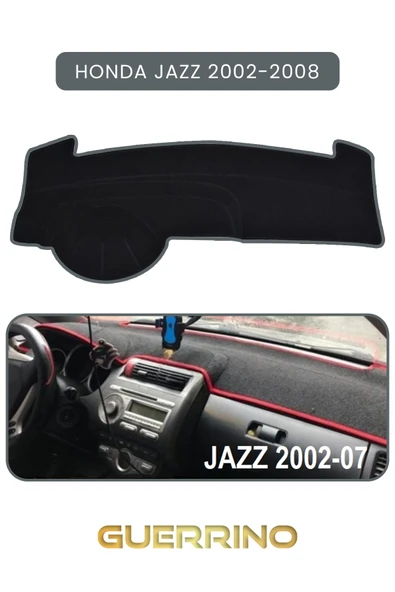 HONDA JAZZ 2002-2008TORPİDO KORUMA KILIFI GRİ KENAR ürün görseli 1