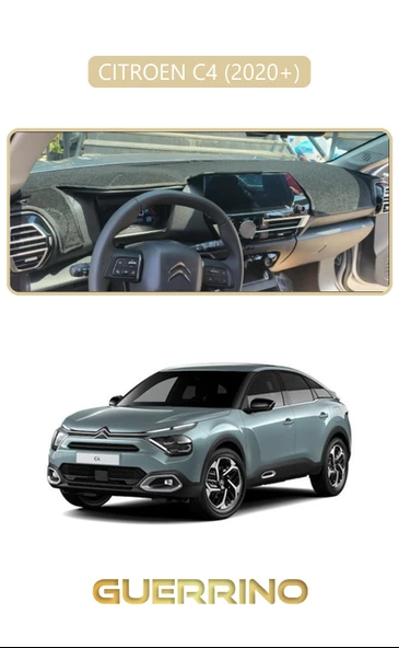 CITROEN C4 2020+TORPİDO KORUMA KILIFI BEJ KENAR ürün görseli 1