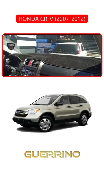 HONDA CR-V 2007-2012TORPİDO KORUMA KILIFI KIRMIZI KENAR ürün görseli 1
