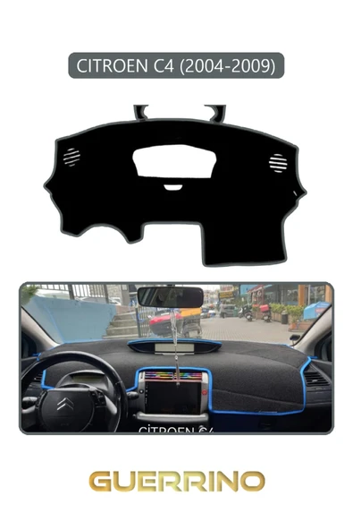 CITROEN C4 2004-2009TORPİDO KORUMA KILIFI GRİ KENAR ürün görseli 1