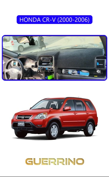 HONDA CR-V 2000-2006TORPİDO KORUMA KILIFI MAVİ KENAR ürün görseli 1