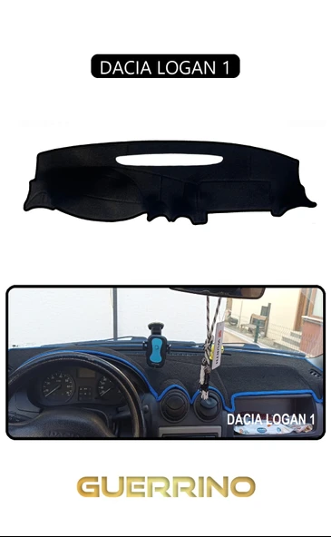 DACIA LOGAN 1TORPİDO KORUMA KILIFI SİYAH KENAR ürün görseli 1