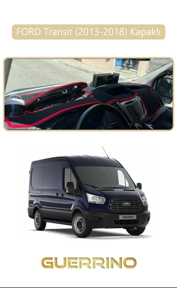 FORD Transit (2013-2018) KapaklıTORPİDO KORUMA KILIFI BEJ KENAR ürün görseli 1