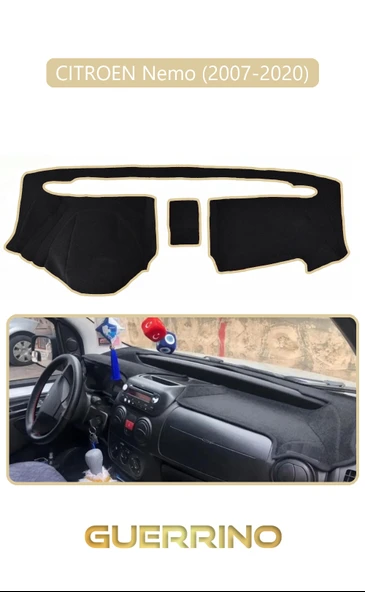 CITROEN Nemo (2007-2020)TORPİDO KORUMA KILIFI BEJ KENAR ürün görseli 1