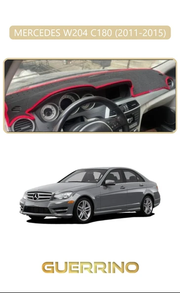 MERCEDES W204 C180 2011-2015TORPİDO KORUMA KILIFI BEJ KENAR ürün görseli 1