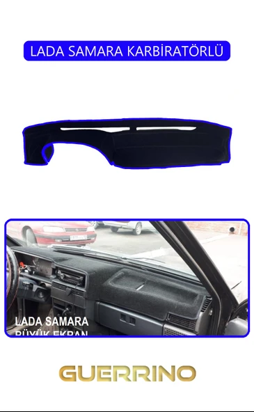 LADA SAMARA KARBİRATÖRLÜTORPİDO KORUMA KILIFI MAVİ KENAR ürün görseli 1