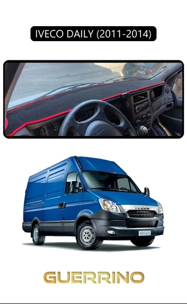 IVECO DAILY 2011-2014TORPİDO KORUMA KILIFI SİYAH KENAR ürün görseli 1