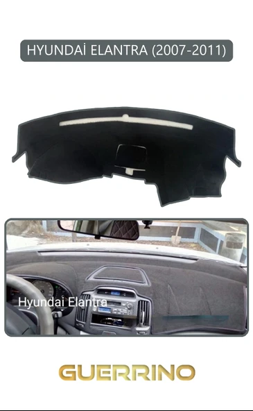 HYUNDAİ ELANTRA 2007-2011TORPİDO KORUMA KILIFI GRİ KENAR ürün görseli 1