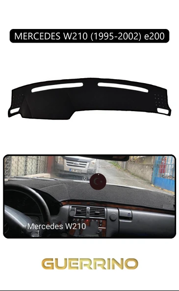 MERCEDES W210 1995-2002 e200TORPİDO KORUMA KILIFI SİYAH KENAR ürün görseli 1