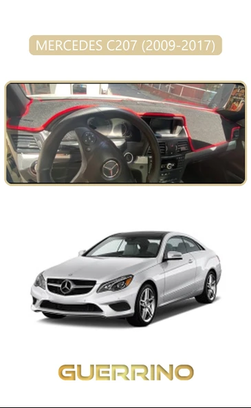 MERCEDES C207 2009-2017TORPİDO KORUMA KILIFI BEJ KENAR ürün görseli 1