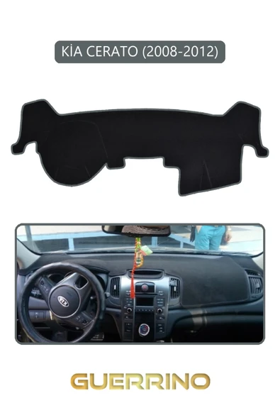 KİA CERATO 2008-2012TORPİDO KORUMA KILIFI GRİ KENAR ürün görseli 1