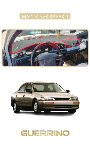 MAZDA 323 KAPAKLITORPİDO KORUMA KILIFI BEJ KENAR ürün görseli 1
