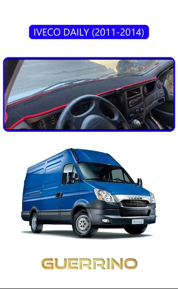 IVECO DAILY 2011-2014TORPİDO KORUMA KILIFI MAVİ KENAR ürün görseli 1
