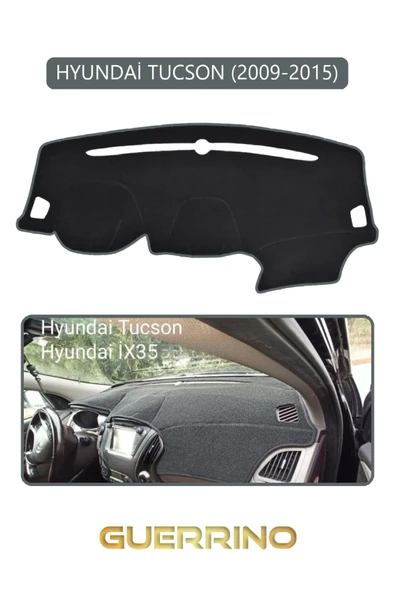 HYUNDAİ TUCSON 2009-2015TORPİDO KORUMA KILIFI GRİ KENAR ürün görseli 1