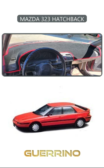 MAZDA 323 HATCHBACKTORPİDO KORUMA KILIFI GRİ KENAR ürün görseli 1