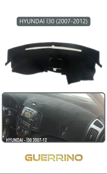 HYUNDAİ İ30 2007-2012TORPİDO KORUMA KILIFI GRİ KENAR ürün görseli 1