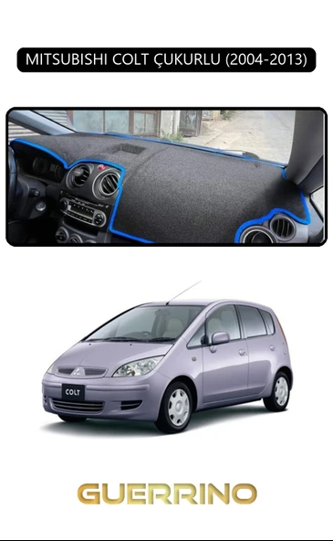 MITSUBISHI COLT ÇUKURLU 2004-2013TORPİDO KORUMA KILIFI SİYAH KENAR ürün görseli 1