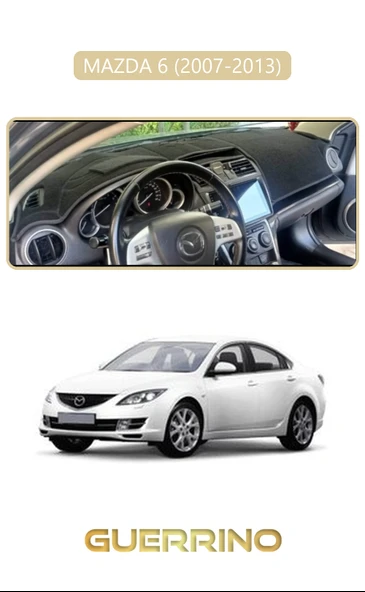 MAZDA 6 2007-2013TORPİDO KORUMA KILIFI BEJ KENAR ürün görseli 1