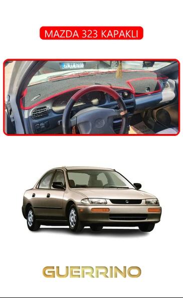 MAZDA 323 KAPAKLITORPİDO KORUMA KILIFI KIRMIZI KENAR ürün görseli 1