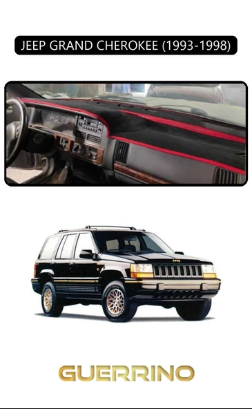JEEP GRAND CHEROKEE 1993-1998TORPİDO KORUMA KILIFI SİYAH KENAR ürün görseli 1