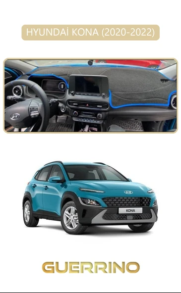 HYUNDAİ KONA 2020-2022TORPİDO KORUMA KILIFI BEJ KENAR ürün görseli 1