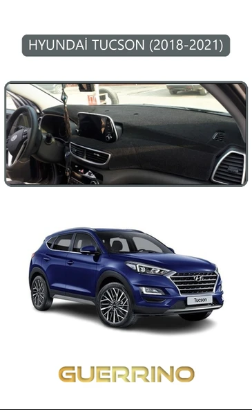 HYUNDAİ TUCSON 2018-2021TORPİDO KORUMA KILIFI GRİ KENAR ürün görseli 1