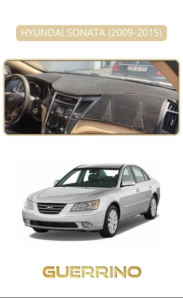 HYUNDAİ SONATA 2009-2015TORPİDO KORUMA KILIFI BEJ KENAR ürün görseli 1