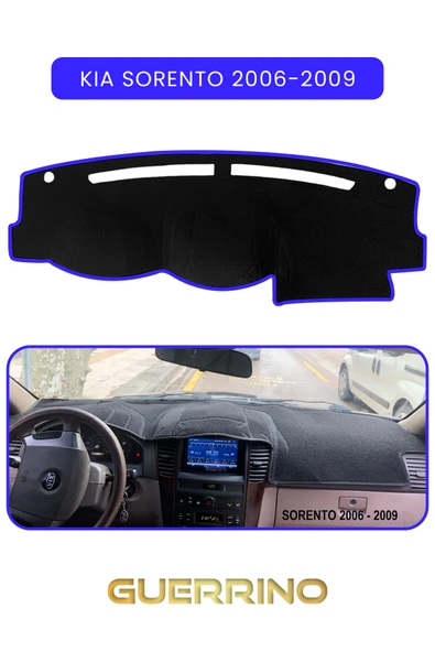 KİA SORENTO 2006-2009TORPİDO KORUMA KILIFI MAVİ KENAR ürün görseli 1