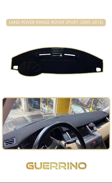 LAND ROVER RANGE ROVER SPORT 2005-2013TORPİDO KORUMA KILIFI BEJ KENAR ürün görseli 1
