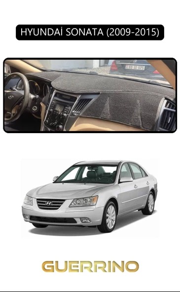 HYUNDAİ SONATA 2009-2015TORPİDO KORUMA KILIFI SİYAH KENAR ürün görseli 1