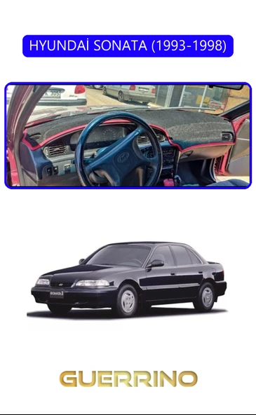 HYUNDAİ SONATA 1993-1998TORPİDO KORUMA KILIFI MAVİ KENAR ürün görseli 1