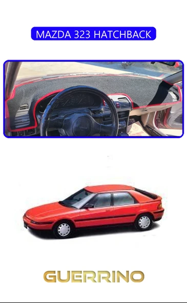 MAZDA 323 HATCHBACKTORPİDO KORUMA KILIFI MAVİ KENAR ürün görseli 1