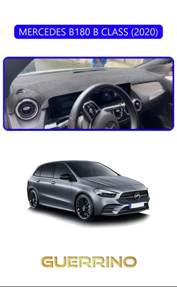 MERCEDES B180 B CLASS 2020TORPİDO KORUMA KILIFI MAVİ KENAR ürün görseli 1