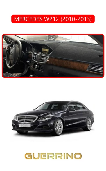 MERCEDES W212 2010-2013TORPİDO KORUMA KILIFI KIRMIZI KENAR ürün görseli 1