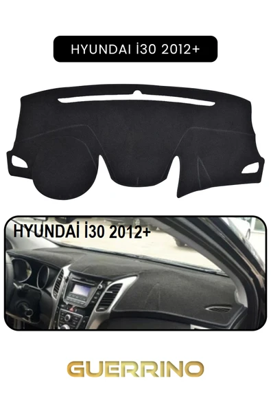 HYUNDAİ İ30 2012+TORPİDO KORUMA KILIFI SİYAH KENAR ürün görseli 1