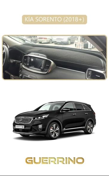 KİA SORENTO 2018+TORPİDO KORUMA KILIFI BEJ KENAR ürün görseli 1