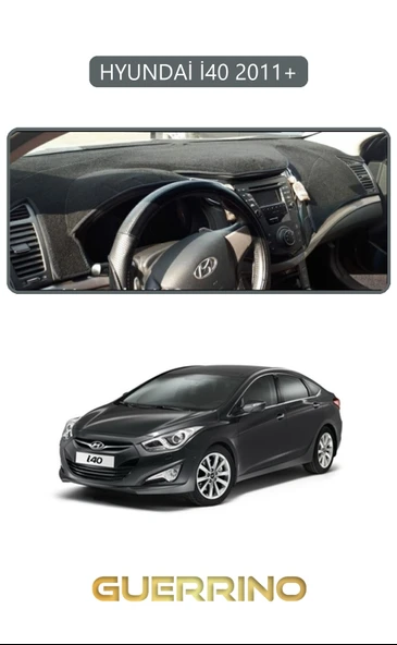 HYUNDAİ İ40 2011+ (i30 )TORPİDO KORUMA KILIFI GRİ KENAR ürün görseli 1