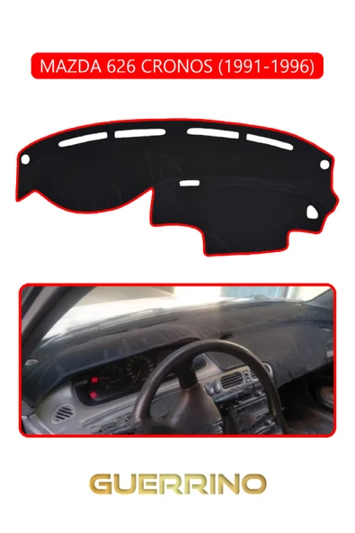 MAZDA 626 CRONOS 1991-1996TORPİDO KORUMA KILIFI KIRMIZI KENAR ürün görseli 1